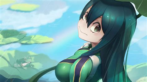 tsuyu asui hot|Awesome Tsuyu Asui Desktop Wallpapers